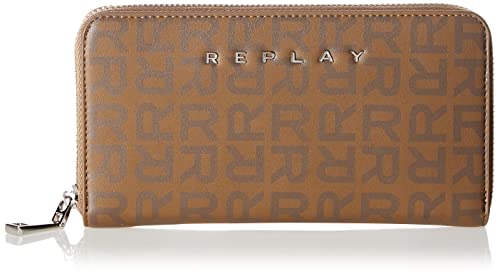 REPLAY Damen FW5299 Reisezubehör-Brieftasche, 074 Dirty Pale BEIGE von Replay