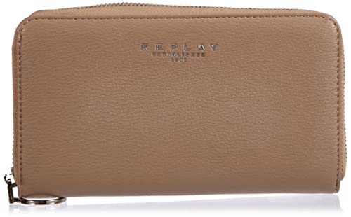 REPLAY Damen FW5303 Reisezubehör-Brieftasche, 049 Sand von Replay