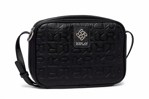 Replay Damen Handtasche Crossbody, Black 098 (Schwarz), Onesize von Replay