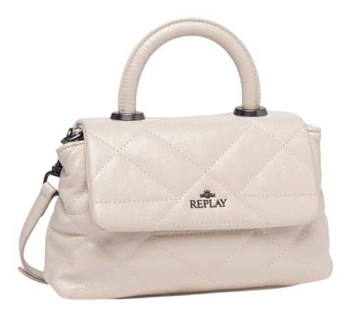 Replay Damen Handtasche Klein, Beige (Birch 0123), Onesize von Replay