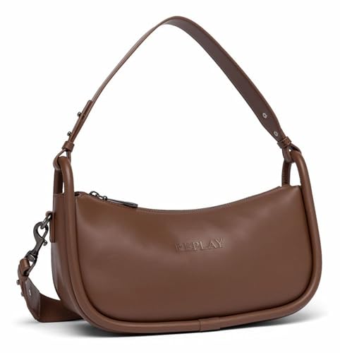 Replay Damen Handtasche Klein, Braun (Cambridge Brown 0214), Onesize von Replay