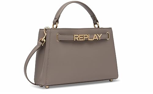 Replay Damen Handtasche Klein, Iron Black 030 (Grau), Onesize von Replay