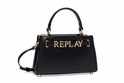 Replay Damen Handtasche Klein, Schwarz (Black 098), Onesize von Replay