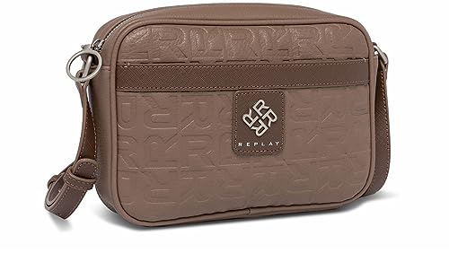 Replay Damen Handtasche Klein aus Kunstleder, Brown Iroko 147 (Braun), Onesize von Replay