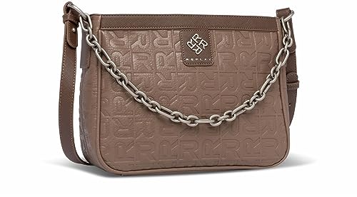 Replay Damen Handtasche Klein aus Kunstleder, Braun (Brown Iroko 147), Onesize von Replay