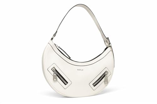 Replay Damen Handtasche Schultertasche, Dirty White 002 (Weiß), Onesize von Replay