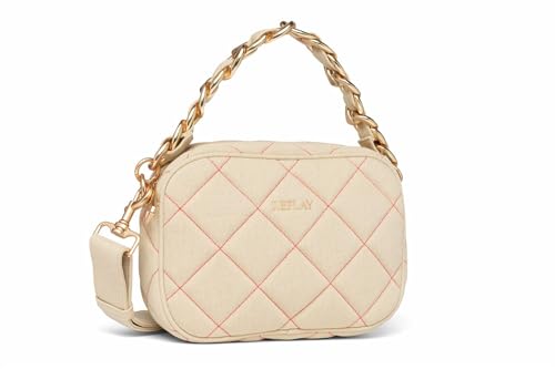 Replay Damen Handtasche aus Baumwolle, Off White 003 (Weiß), Onesize von Replay