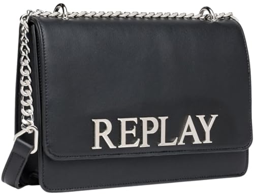 Replay Damen Handtasche aus Kunstleder, Black 098 (Schwarz), Onesize von Replay