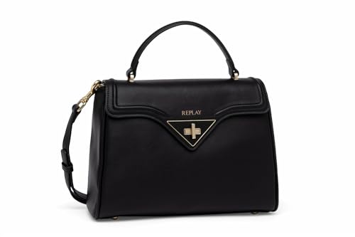 Replay Damen Handtasche aus Kunstleder, Black 098 (Schwarz), Onesize von Replay