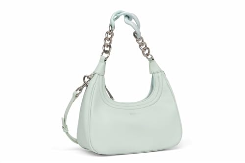 Replay Damen Handtasche mit Ketten-Detail, Türkis (Pastel Cobalt Blue 449), Onesize von Replay