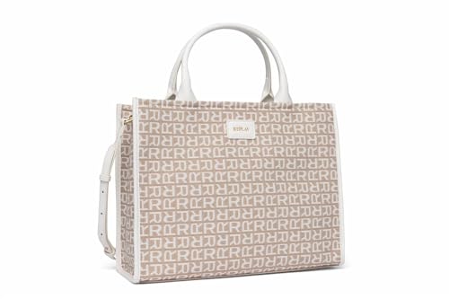 Replay Damen Handtasche mit Schulterriemen, Dirty White + Sand 1628 (Mehrfarbig), Onesize von Replay