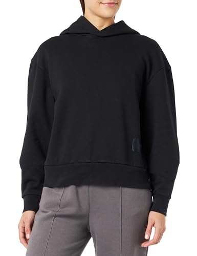 Replay Damen Hoodie aus Baumwollmix, Black 098 (Schwarz), S von Replay