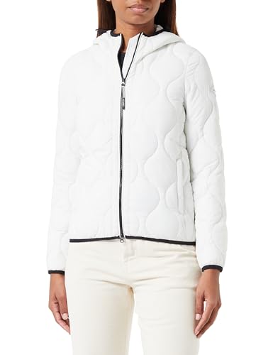 Replay Damen Jacke Steppjacke Recyceltes Nylon, Butter White 412 (Weiß), S von Replay