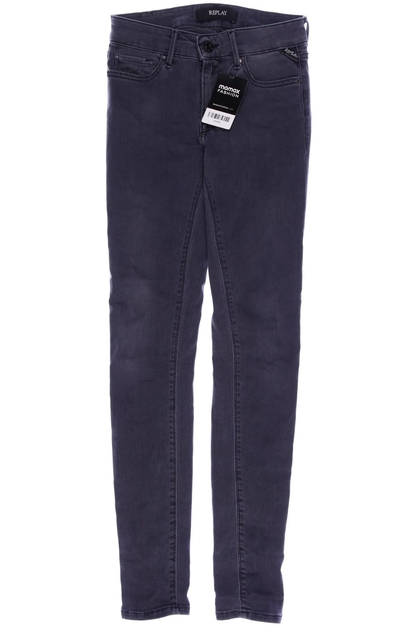 Replay Damen Jeans, grau, Gr. 34 von Replay