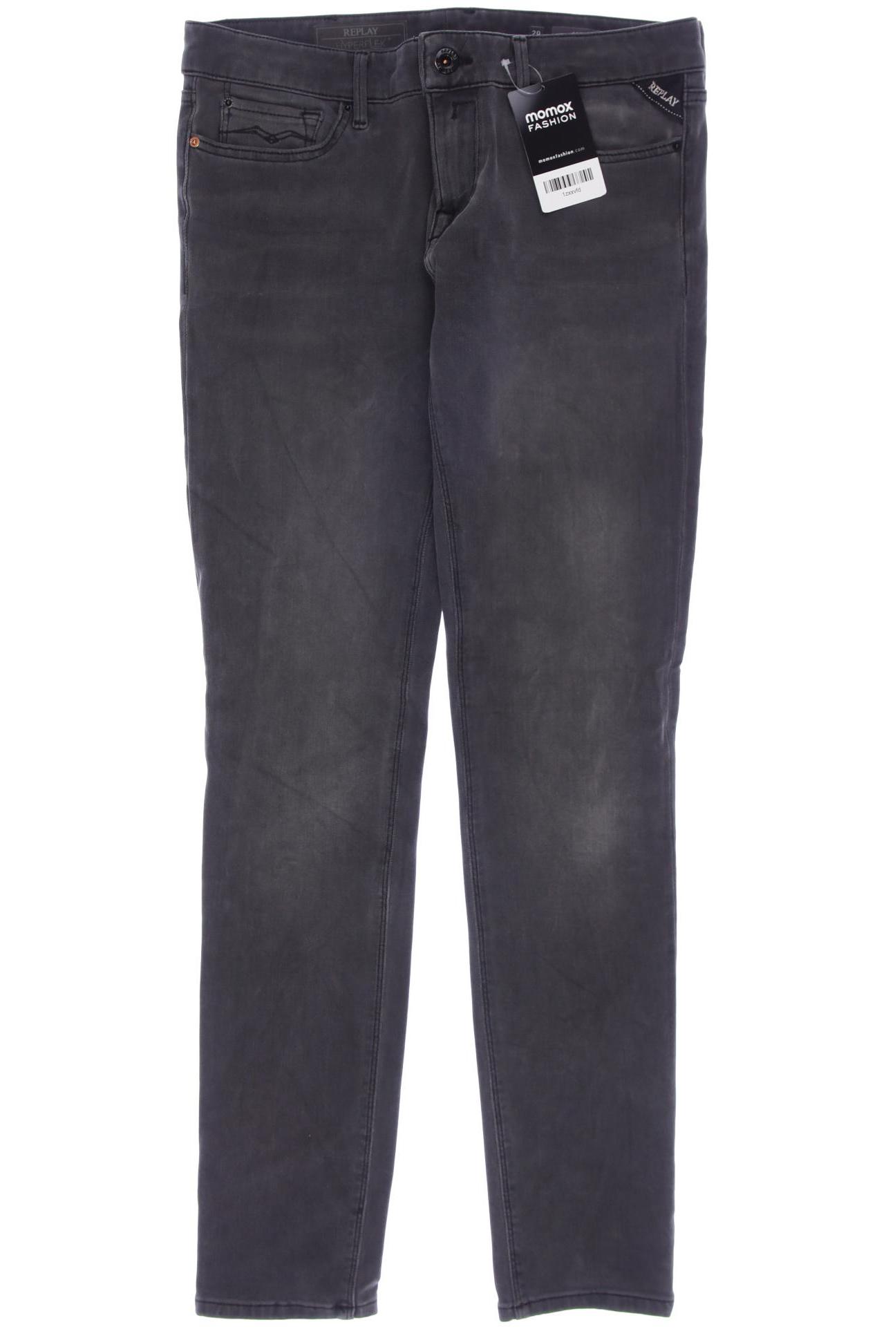 Replay Damen Jeans, grau von Replay