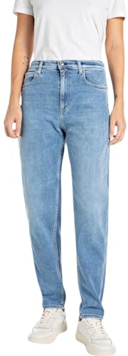 Replay Damen Jeans Keida Baloon-Fit, Blau (Medium Blue 009), 29W / 30L von Replay