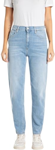 Replay Damen Jeans Keida Baloon-Fit, Light Blue 010 (Blau), 30W von Replay