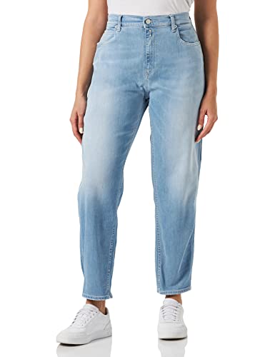Replay Damen Jeans Keida Baloon-Fit Bio, Medium Blue 009 (Blau), 23W von Replay