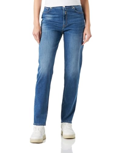 Replay Damen Jeans Kiley Straight-Fit, Medium Blue 009 (Blau), 24W / 28L von Replay