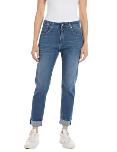 Replay Damen Jeans Marty Boyfit, Medium Blue 009-2 (Blau), 27W / 32L von Replay