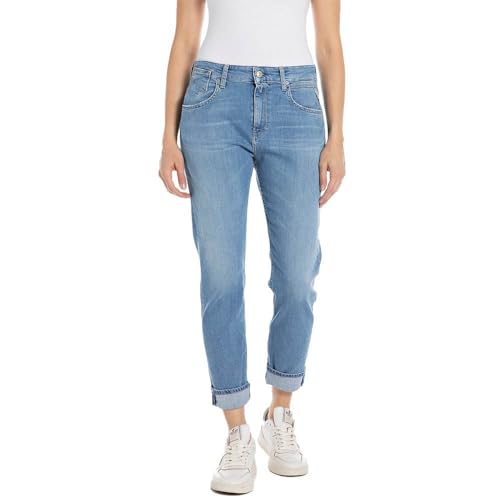 Replay Damen Jeans Marty Boyfit Bio, Light Blue 010-2 (Blau), 30W / 30L von Replay