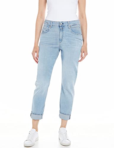 Replay Damen Jeans Marty Boyfit Bio, Light Blue 010 (Blau), 29W / 28L von Replay