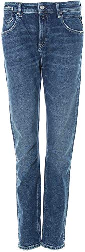 Replay Damen Jeans Marty Slim Boyfit (DE/NL/SE/PL, Bundweite & Schrittlänge, 27, 30, Denim Midblue) von Replay