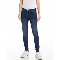 Replay Damen Jeans NEW LUZ - Skinny Fit - Blau - Dark Blue Denim von Replay