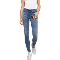 Replay Damen Jeans NEW LUZ - Skinny Fit - Blau - Medium Blue Denim Hyperflex von Replay