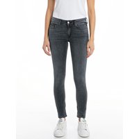 Replay Damen Jeans NEW LUZ - Skinny Fit - Grau- Dark Grey Denim von Replay