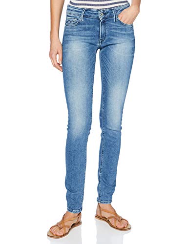 Replay Damen Jeans New Luz Skinny-Fit mit Comfort Stretch, Medium Blue 009 (Blau), 33W / 32L von Replay