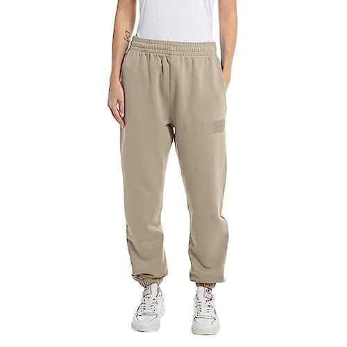 Replay Damen Jogginghose Lang Second Life Collection, Beige (Sand 822), XS von Replay