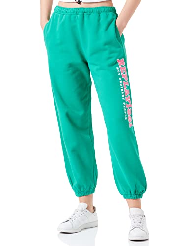 Replay Damen Jogginghose mit Tunnelzug, Oasi Green 231 (Grün), S von Replay