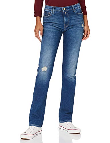 Replay Damen Julye Jeans, 009 MEDIUM Blue, 28W / 32L von Replay
