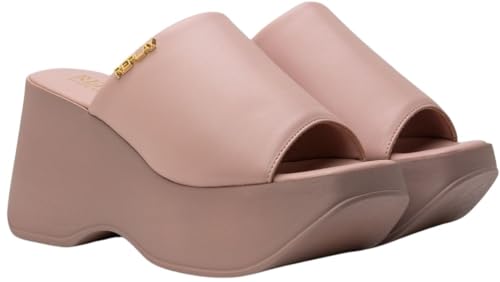 Replay Damen Keilabsatzschuhe aus Kunstleder, Beige (Beige 002), 37 von Replay