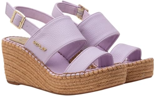 Replay Damen Keilabsatzschuhe mit Schnalle, Violett (Lilac 032), 38 von Replay