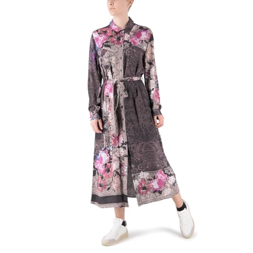 Replay Damen Kleid Blumenmuster, Mehrfarbig (Multicolor 010), XXS von Replay