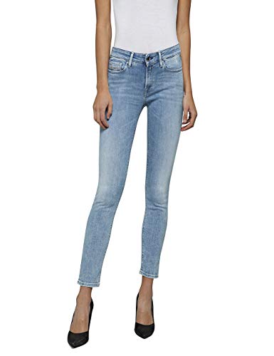 Replay Damen Luz High Waist Jeans, Light Blue 599-10, 28W / 32L von Replay