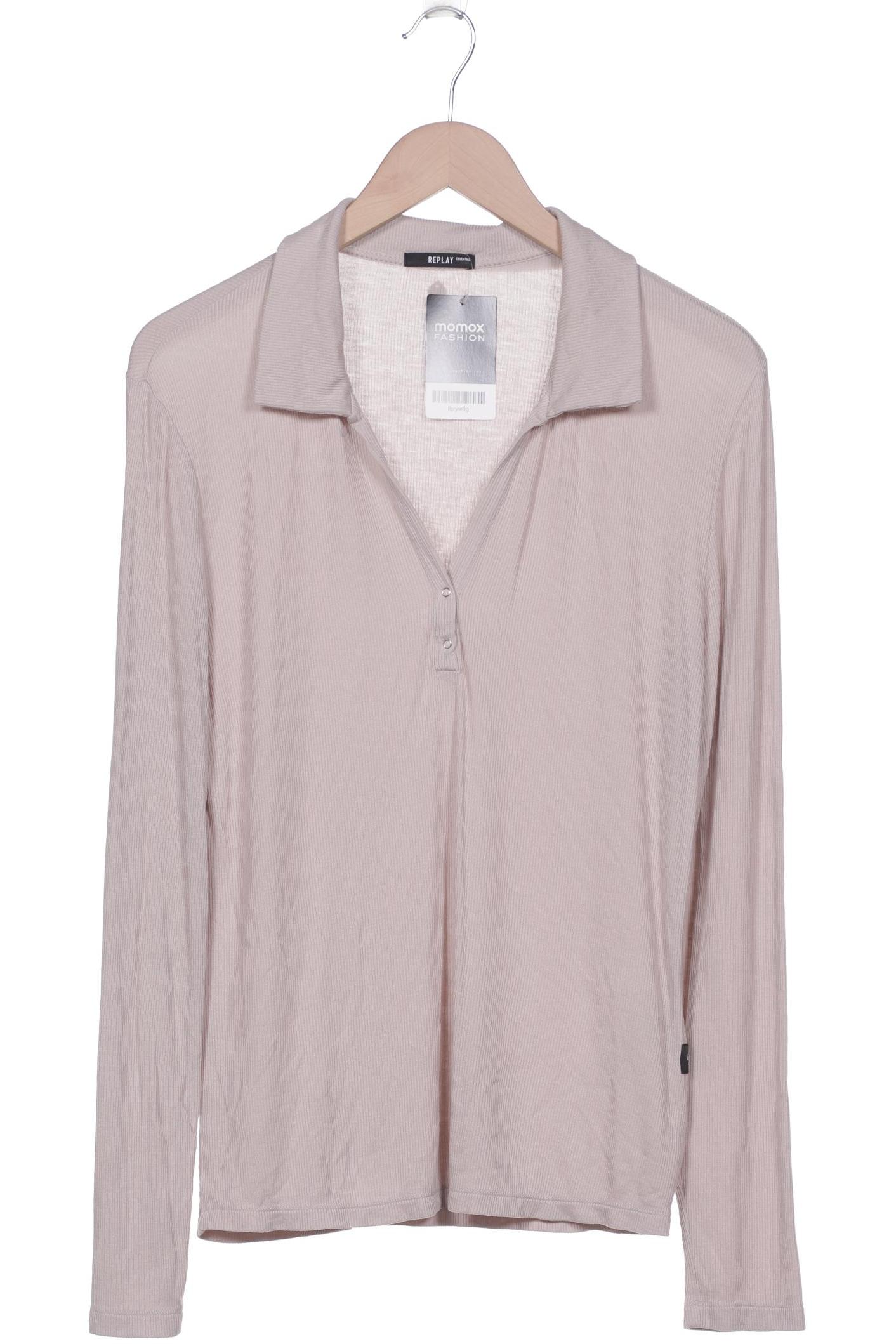 Replay Damen Langarmshirt, beige von Replay