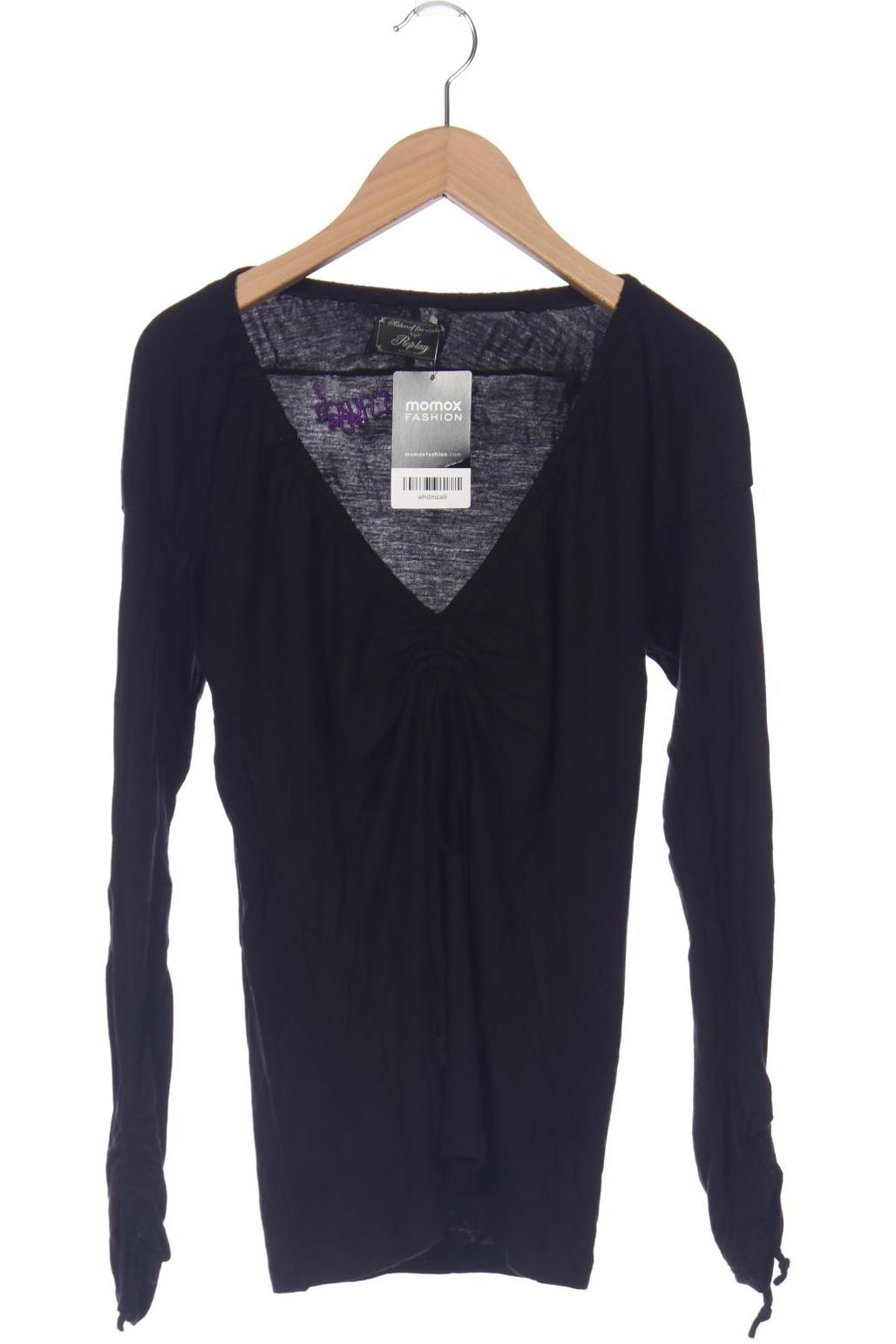 Replay Damen Langarmshirt, schwarz von Replay