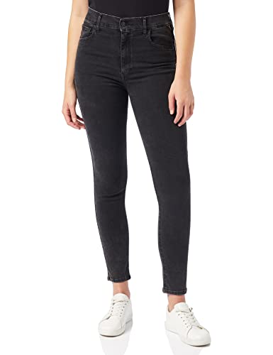 Replay Damen Leyla Skinny Jeans, Grau (097 Dark Grey), 32W / 28L von Replay