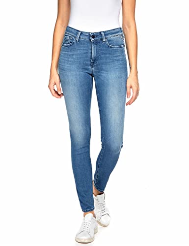 Replay Damen Luzia Jeans, 009 Medium Blue, 23W / 30L EU von Replay