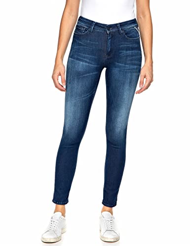 Replay Damen Luzien Forever Blue Jeans, 009 Medium Blue, 27W / 30L EU von Replay