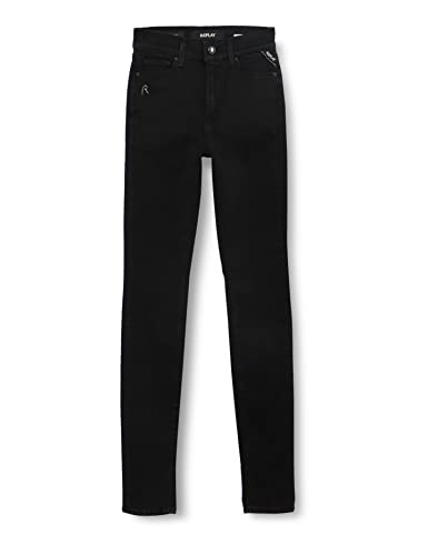 Replay Damen Mjla Jeans, 098 Black, 24W / 32L von Replay