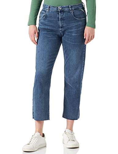 REPLAY Damen Maijke Jeans, 9 Blue Denim, 28 von Replay