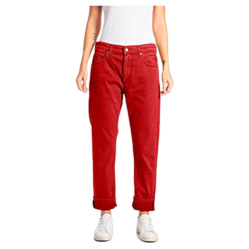 Replay Damen Marty Jeans, 056 Red, 30W / 30L EU von Replay