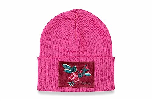 Replay Damen Mütze Rose Label Wintermütze, Rosa (Cyclamen Fuchsia 320), Onesize von Replay