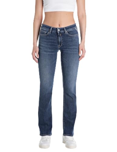 Replay Damen New LUZ Bootcut Jeans, 007 Dark Blue, 29 W/32 L von Replay