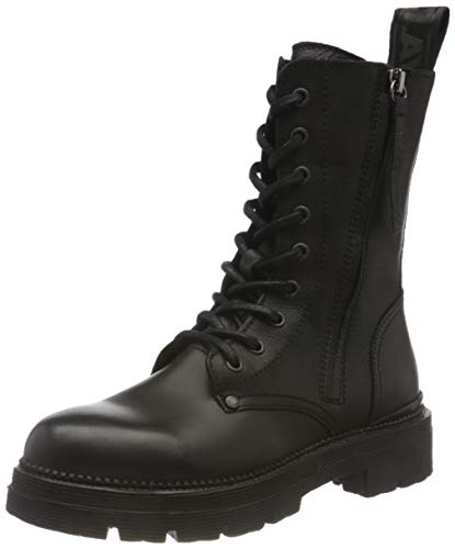 REPLAY Damen Mid Boot Stiefel mit Schnürsenkeln, Schwarz (Black 003), 36 von REPLAY