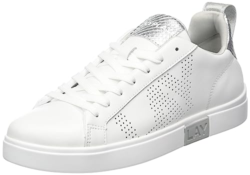 Replay Damen Polys W PERF 2 Sneaker, 081 White Silver, 36 EU von Replay
